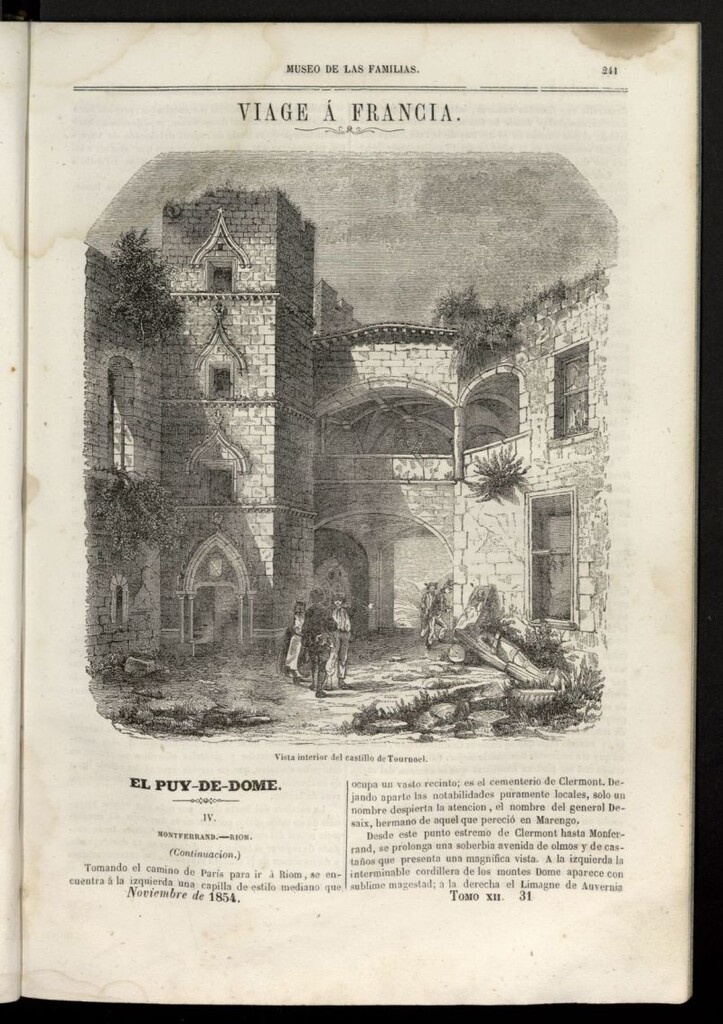 Miniatura de Museo de las familias: periódico mensual de noviembre de 1854
