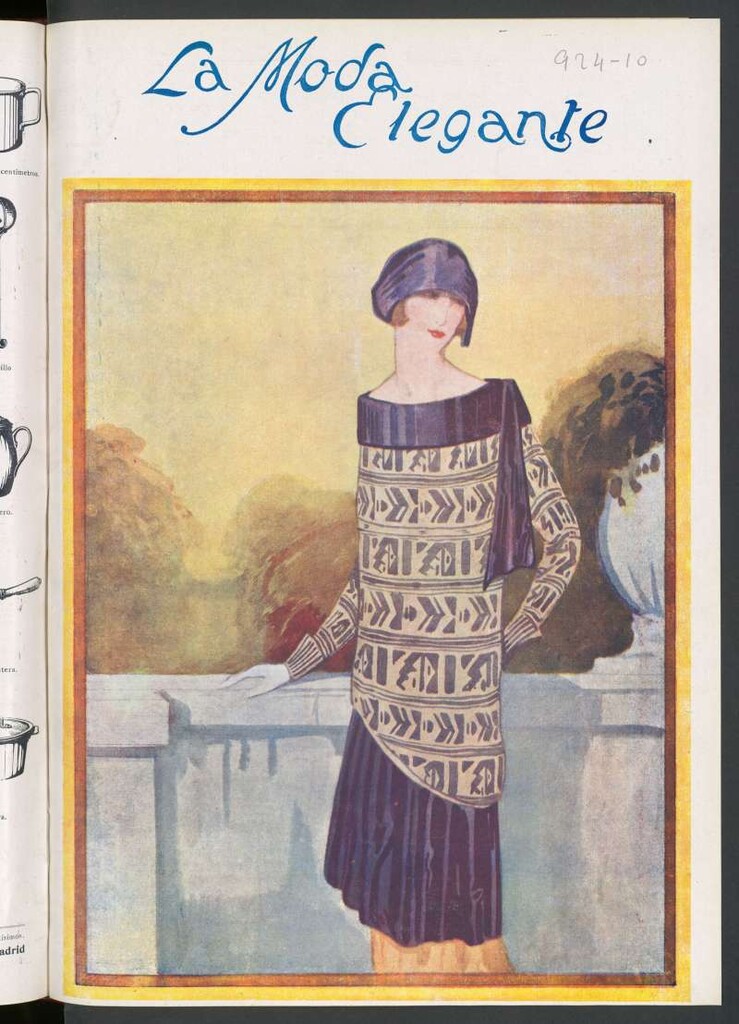 Miniatura de La Moda : revista semanal de literatura, teatros, costumbres y modas de octubre de 1924