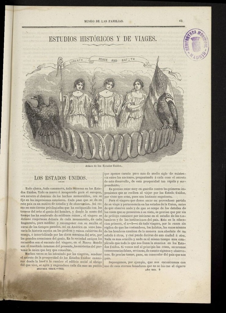 Miniatura de Museo de las familias: periódico mensual segunda serie de 1855, nº 9