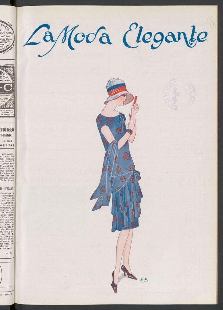 Miniatura de La Moda : revista semanal de literatura, teatros, costumbres y modas  del 1 de agosto de 1927