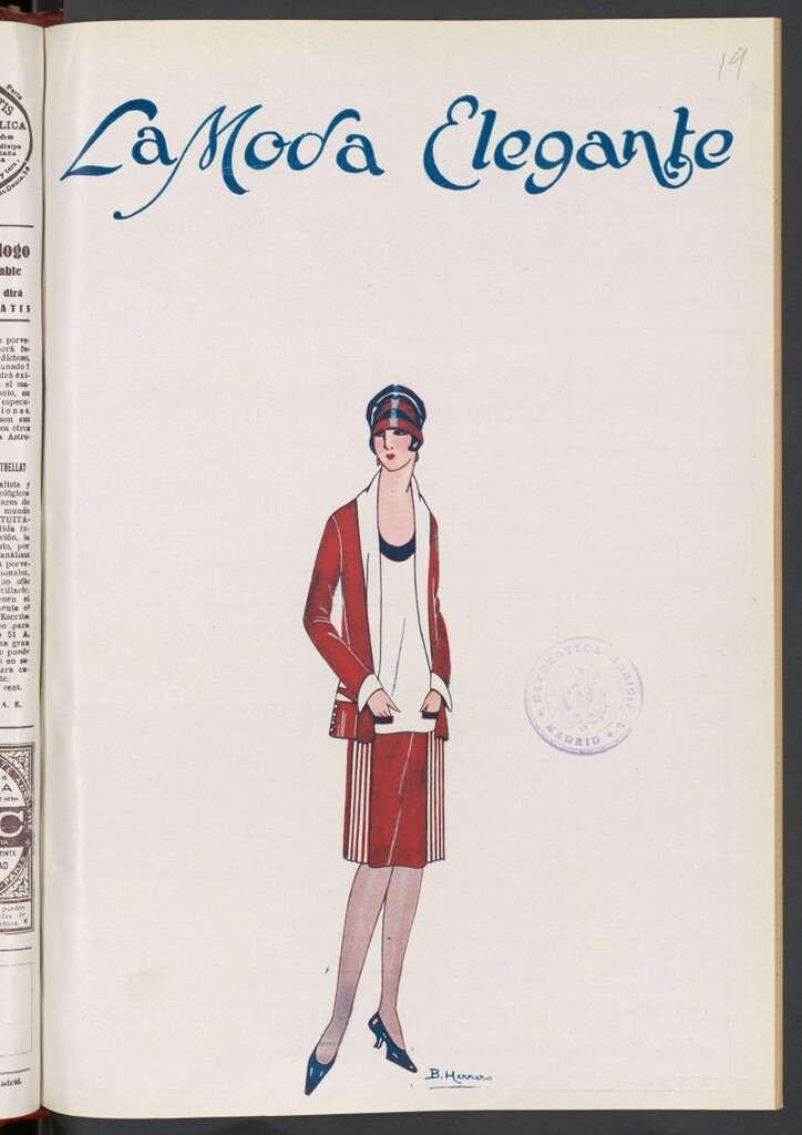 Miniatura de La Moda : revista semanal de literatura, teatros, costumbres y modas  del 1 de octubre de 1927