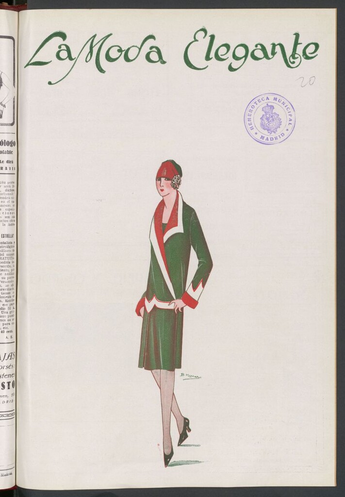 Miniatura de La Moda : revista semanal de literatura, teatros, costumbres y modas  del 15 de octubre de 1927