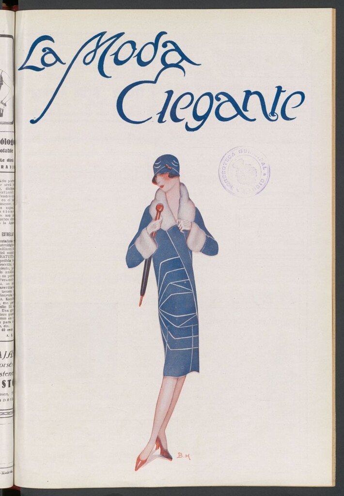 Miniatura de La Moda : revista semanal de literatura, teatros, costumbres y modas  del 1 de noviembre de 1927