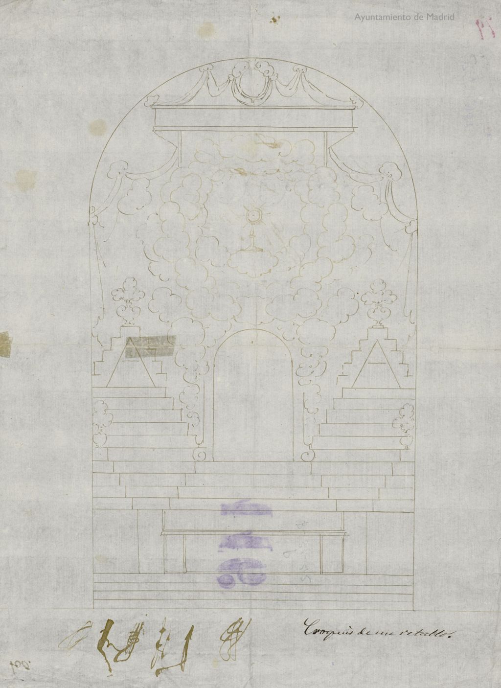 Miniatura de Altar para la Procesión del Corpu