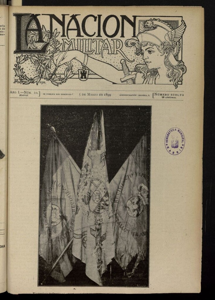 Miniatura de La Nación Militar del 5 de marzo de 1899