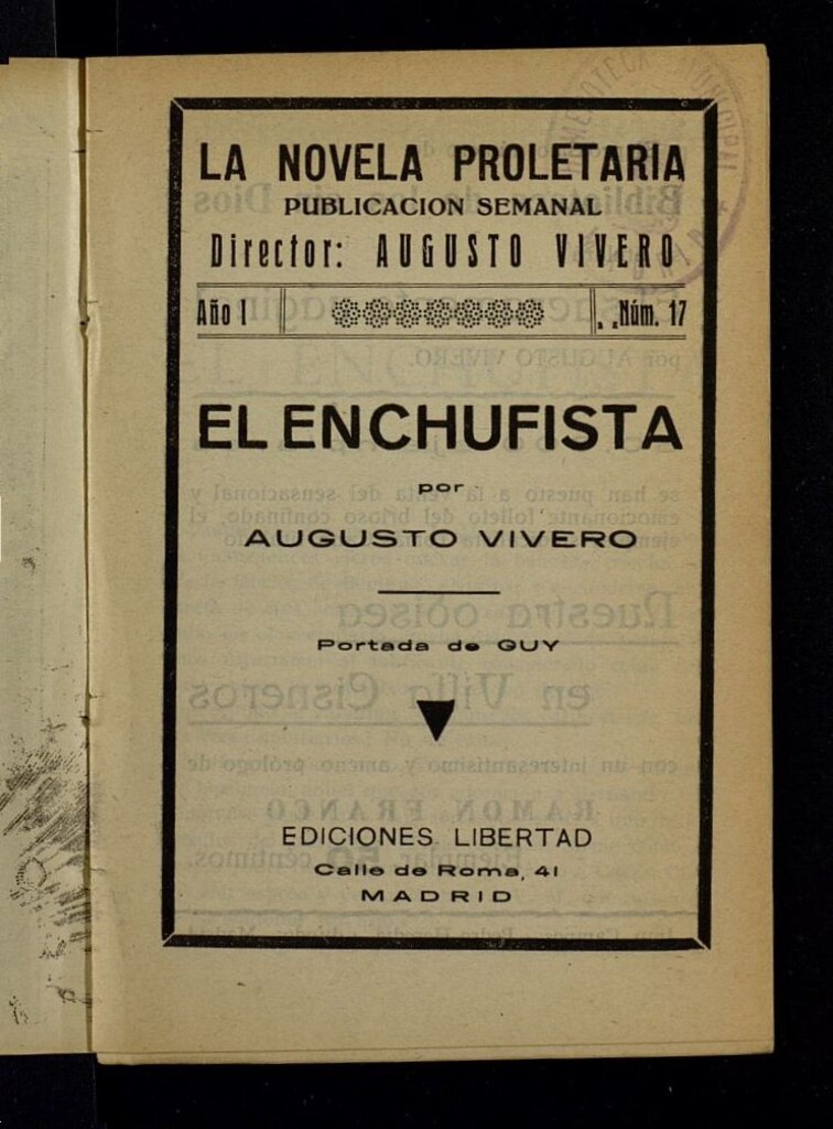 Miniatura de La Novela Proletaria del año de 1932, nº 17