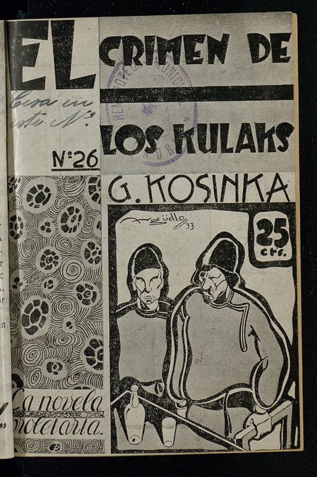 Miniatura de La Novela Proletaria del año de 1932, nº 26