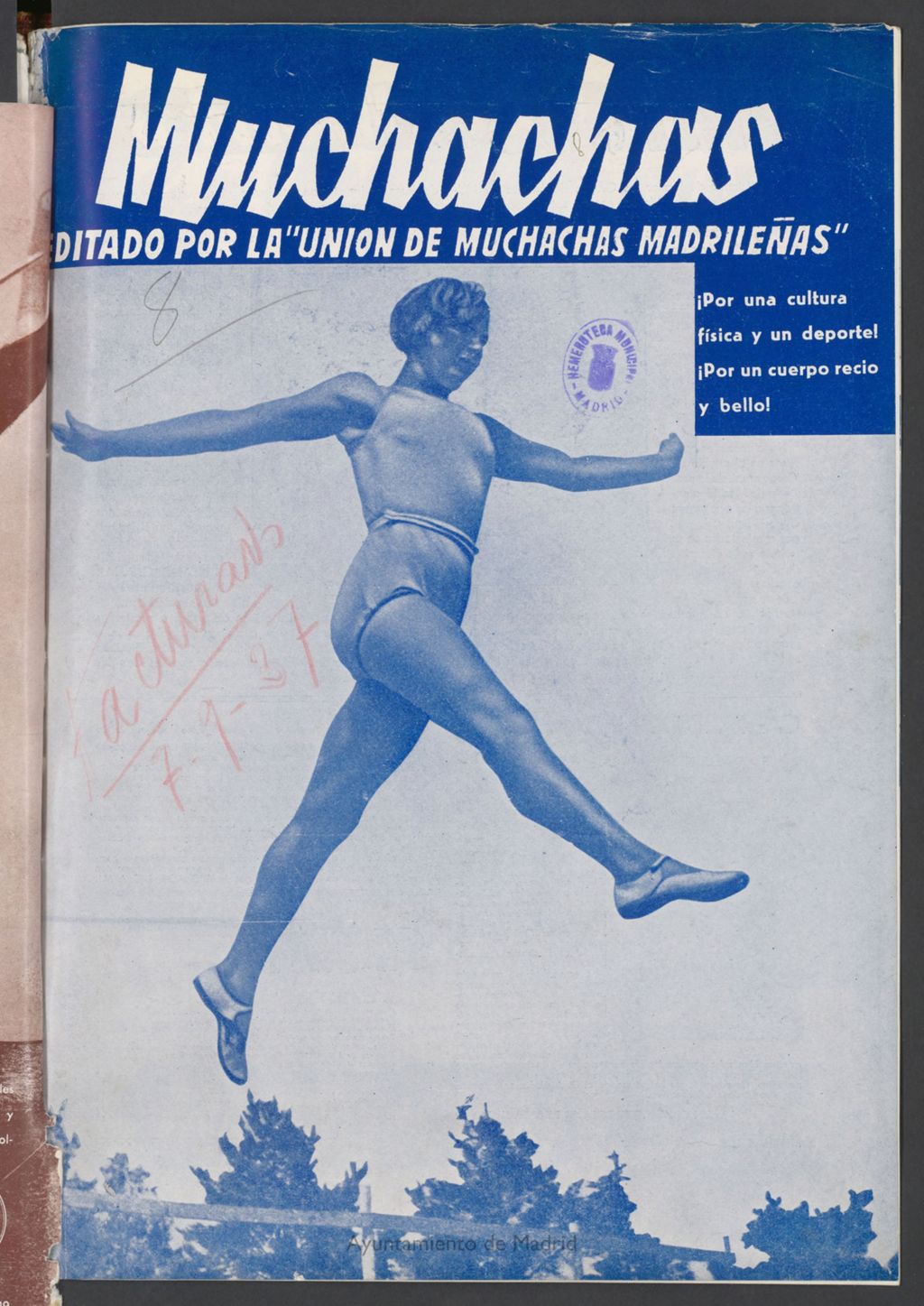 Miniatura de Muchachas: portavoz de las jóvenes madrileñas, nº 8 del 4 de septiembre de 1937