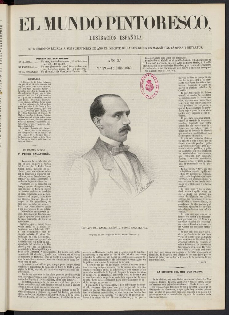 Miniatura de El Mundo Pintoresco del 15 de julio de 1860, nº 29