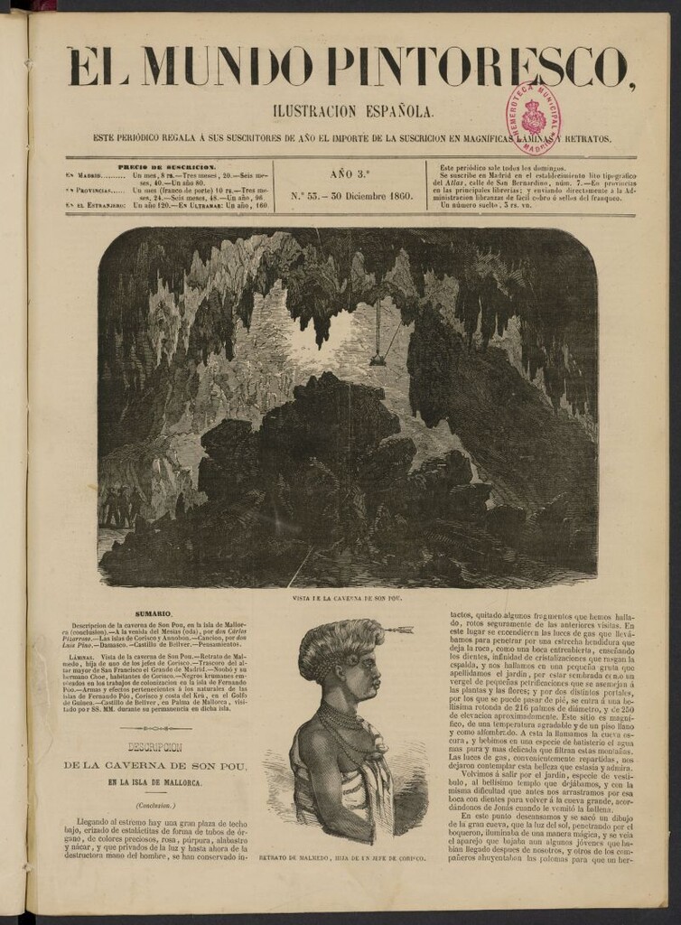 Miniatura de El Mundo Pintoresco del 30 de diciembre de 1860, nº 53