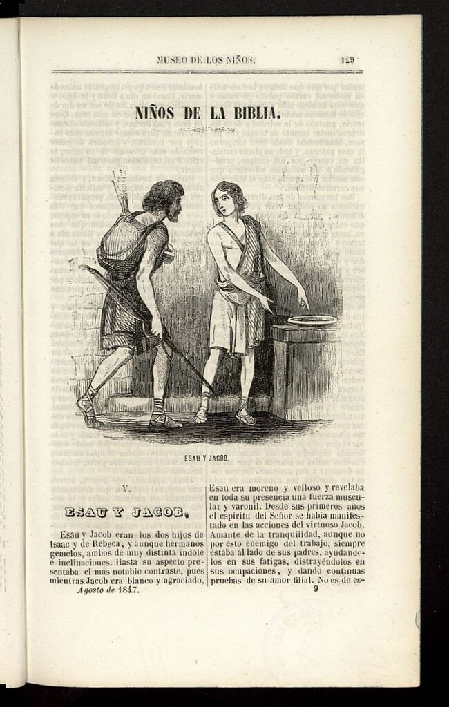 Miniatura de Museo de los Niños de agosto de 1847