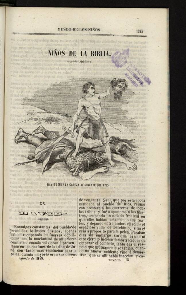 Miniatura de Museo de los Niños de agosto de 1848