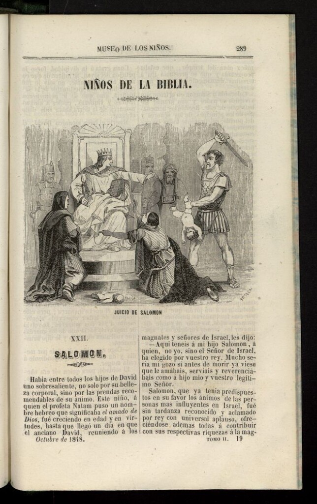 Miniatura de Museo de los Niños de octubre de 1848