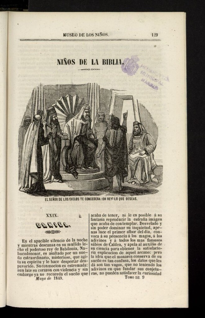 Miniatura de Museo de los Niños de mayo de 1849