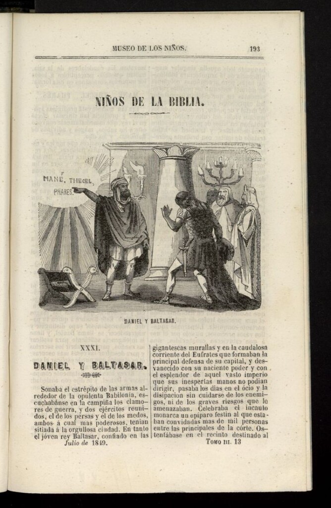 Miniatura de Museo de los Niños de julio de 1849