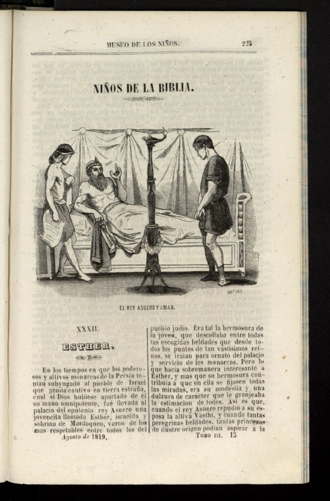 Miniatura de Museo de los Niños de agosto de 1849