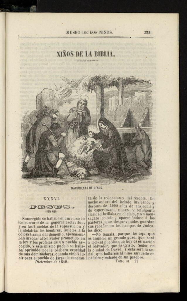 Miniatura de Museo de los Niños de diciembre de 1849