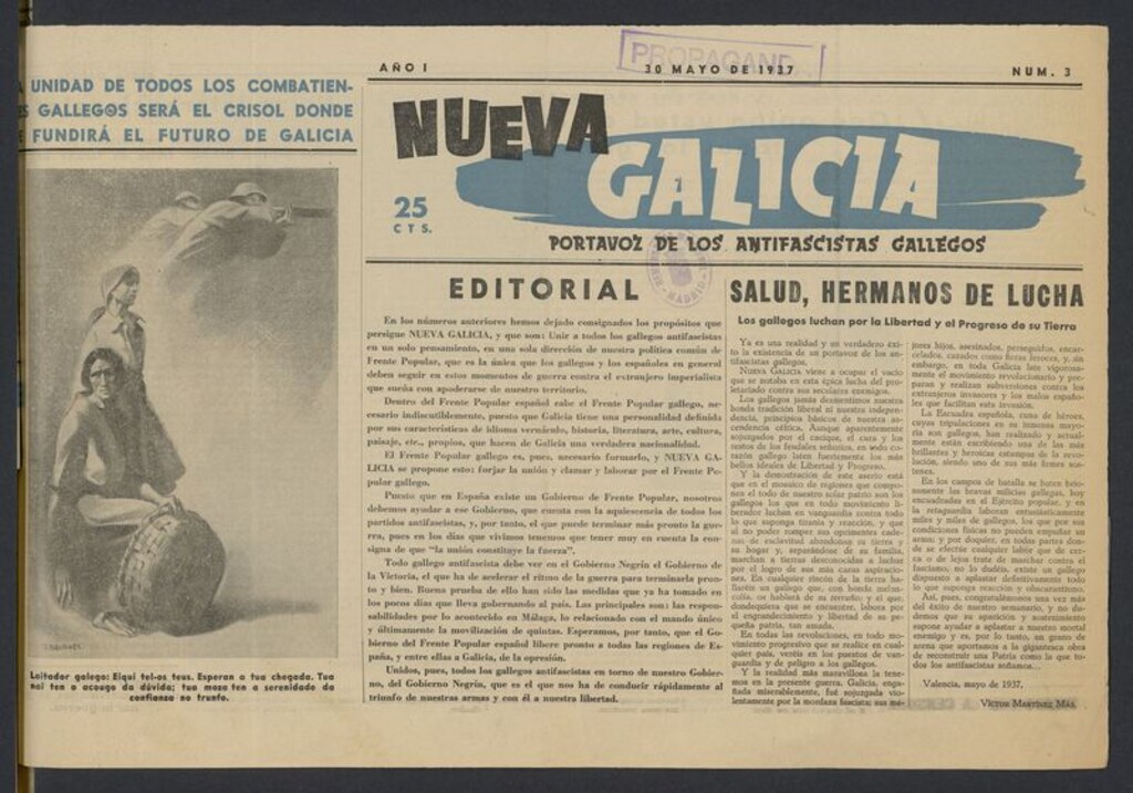 Miniatura de Nueva Galicia del 30 de mayo de 1937