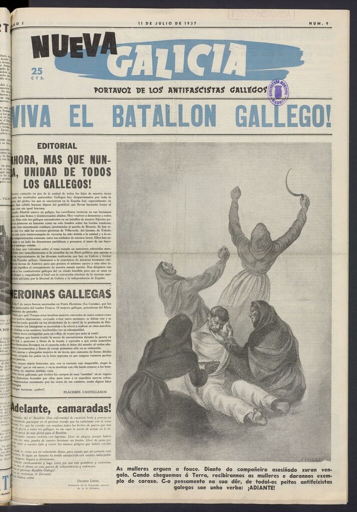 Miniatura de Nueva Galicia del 11 de julio de 1937