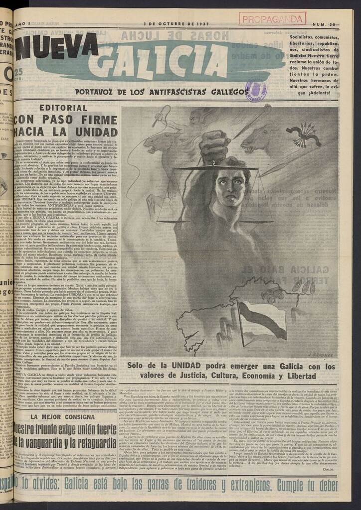 Miniatura de Nueva Galicia del 3 de octubre de 1937