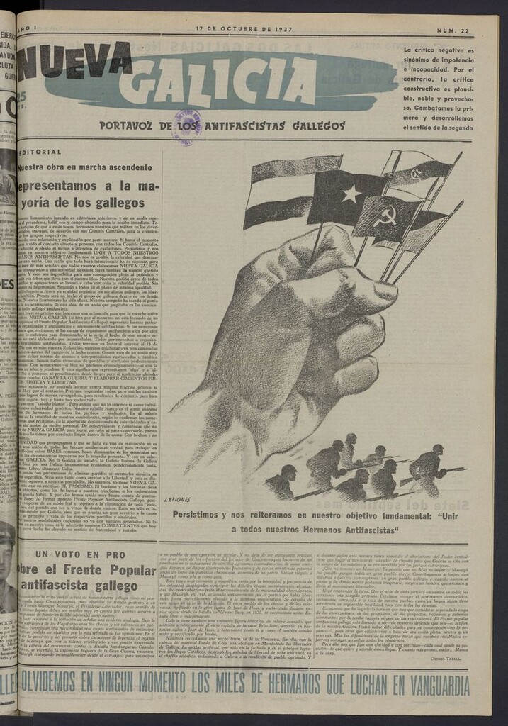 Miniatura de Nueva Galicia del 17 de octubre de 1937