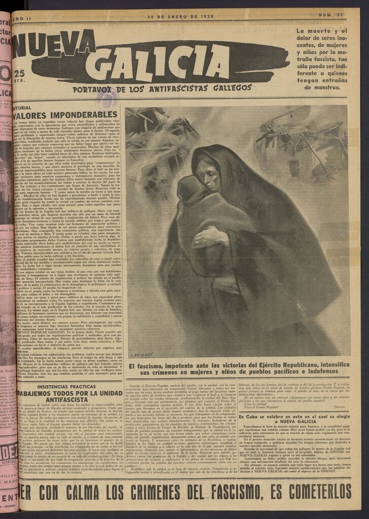 Miniatura de Nueva Galicia del 30 de enero de 1938