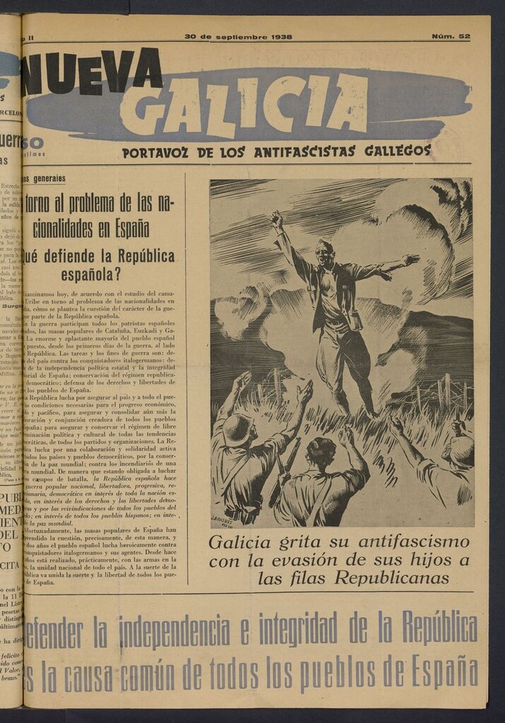 Miniatura de Nueva Galicia del 30 de septiembre de 1938