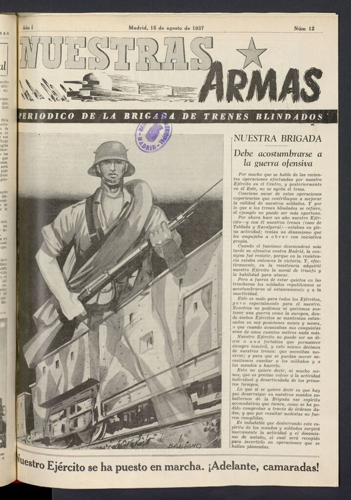 Miniatura de Nuestras Armas del 15 de agosto de 1937