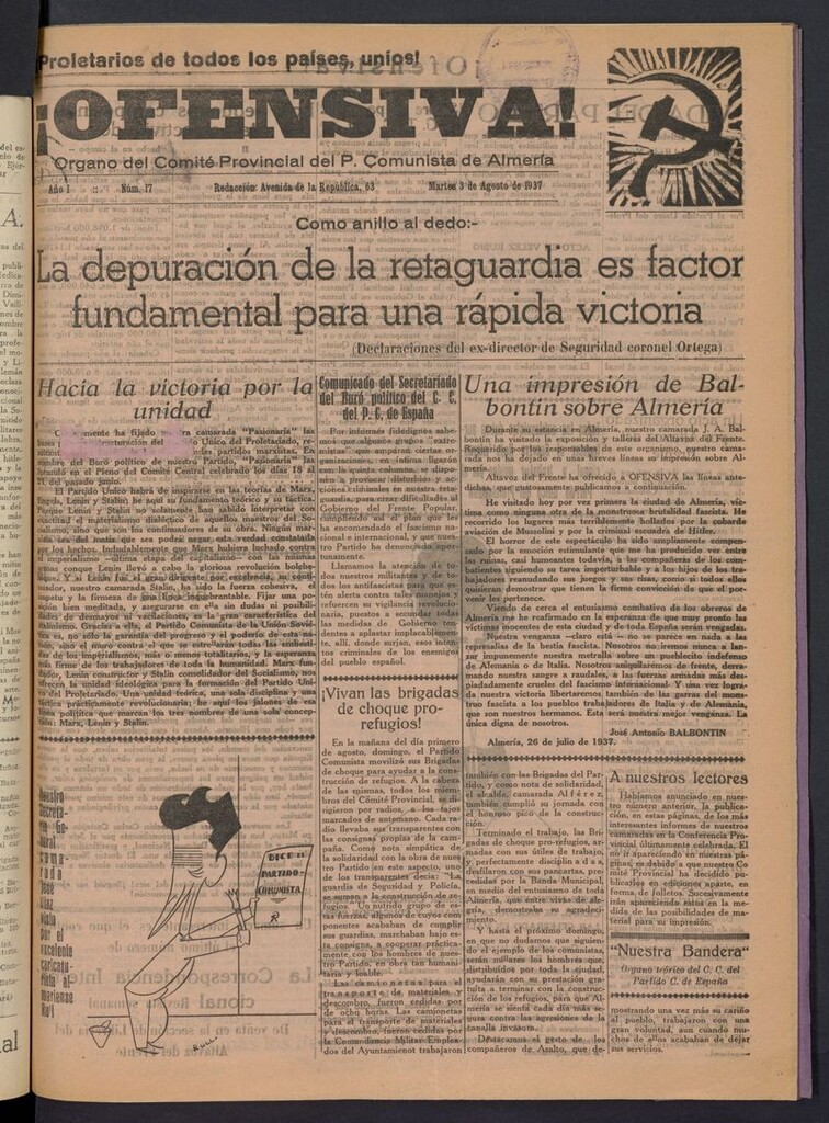 Miniatura de ¡Ofensiva! del 3 de agosto de 1937