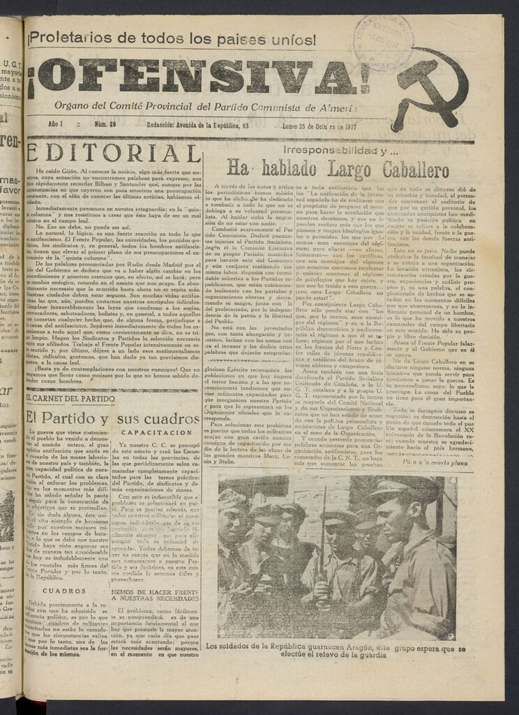 Miniatura de ¡Ofensiva! del 25 de octubre de 1937