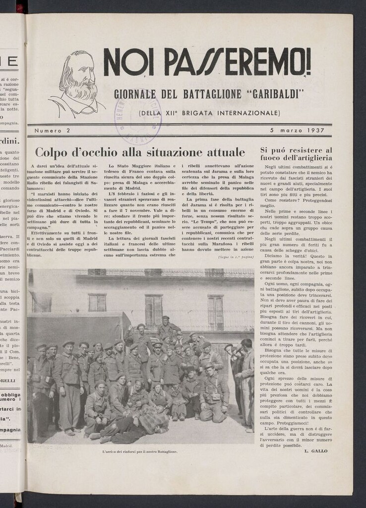 Miniatura de Noi Passeremo! (1937) del 5 de marzo de 1937