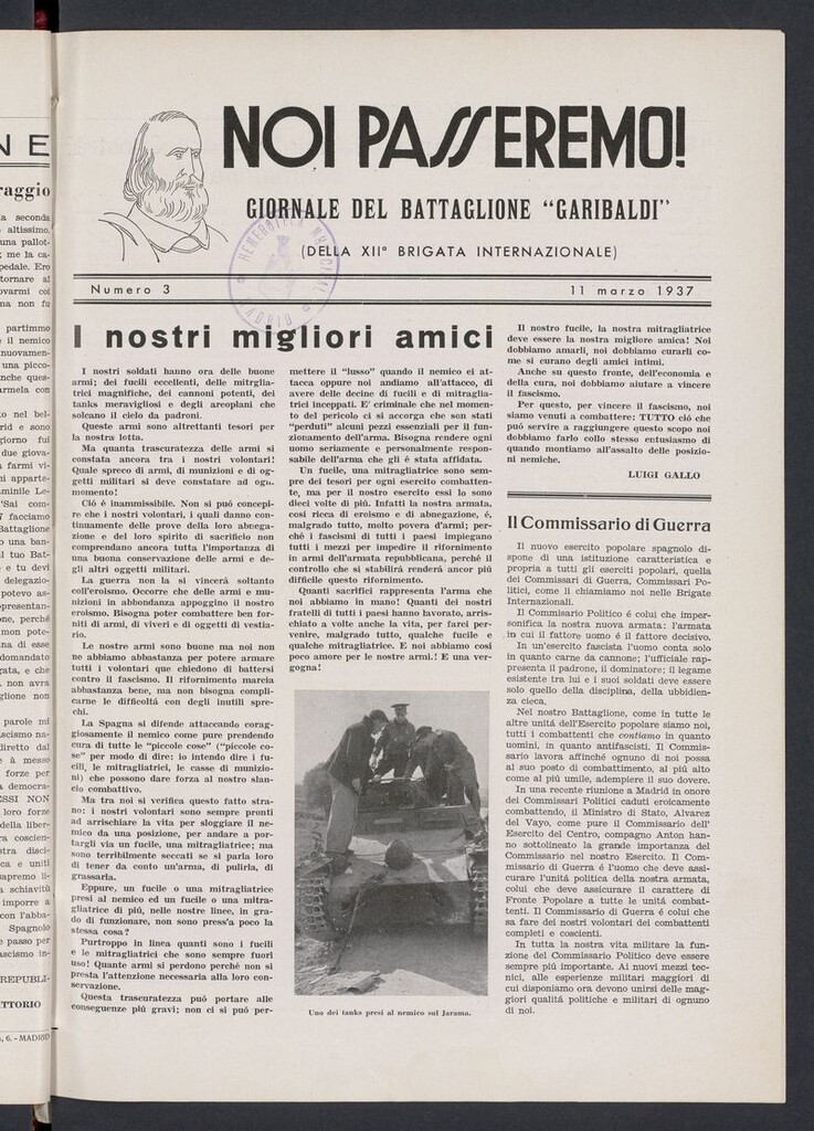 Miniatura de Noi Passeremo! (1937) del 11 de marzo de 1937