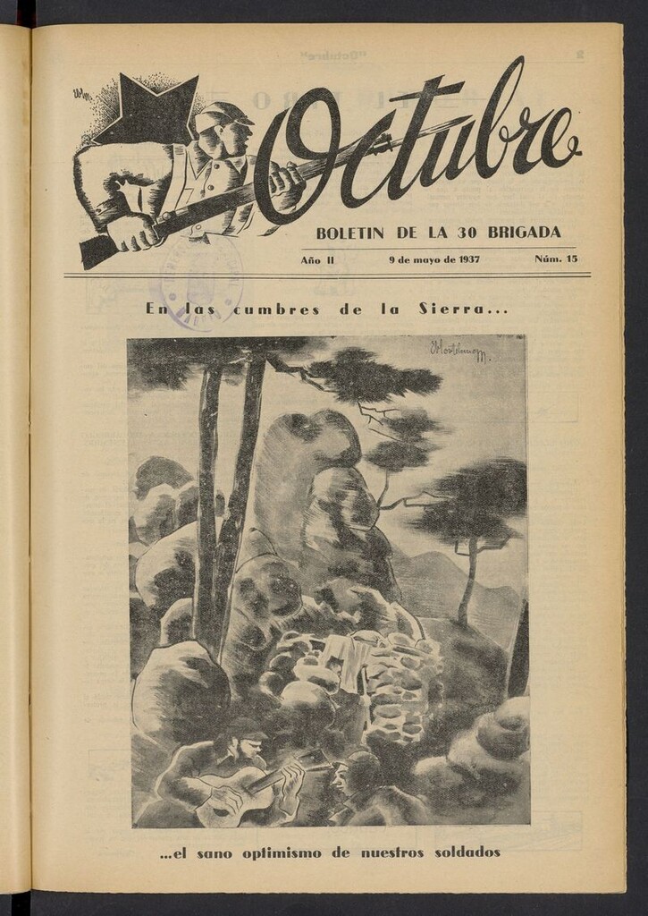 Miniatura de Octubre: boletín de la 30 brigada del 9 de mayo de 1937