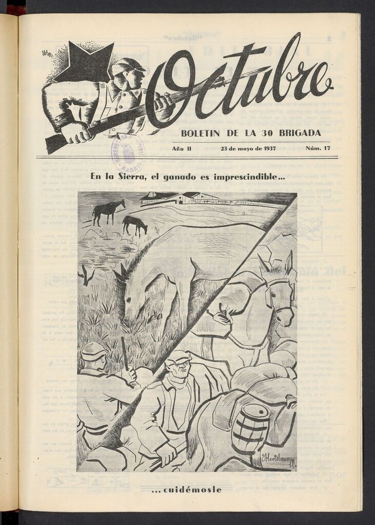 Miniatura de Octubre: boletín de la 30 brigada del 23 de mayo de 1937
