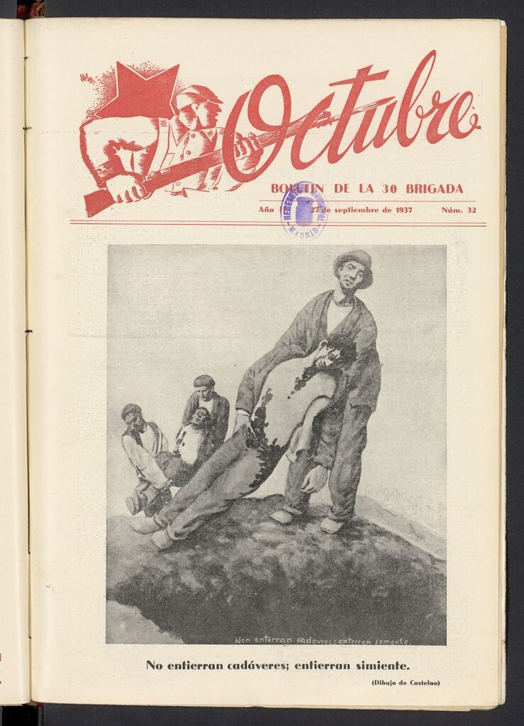 Miniatura de Octubre: boletín de la 30 brigada del 27 de septiembre de 1937