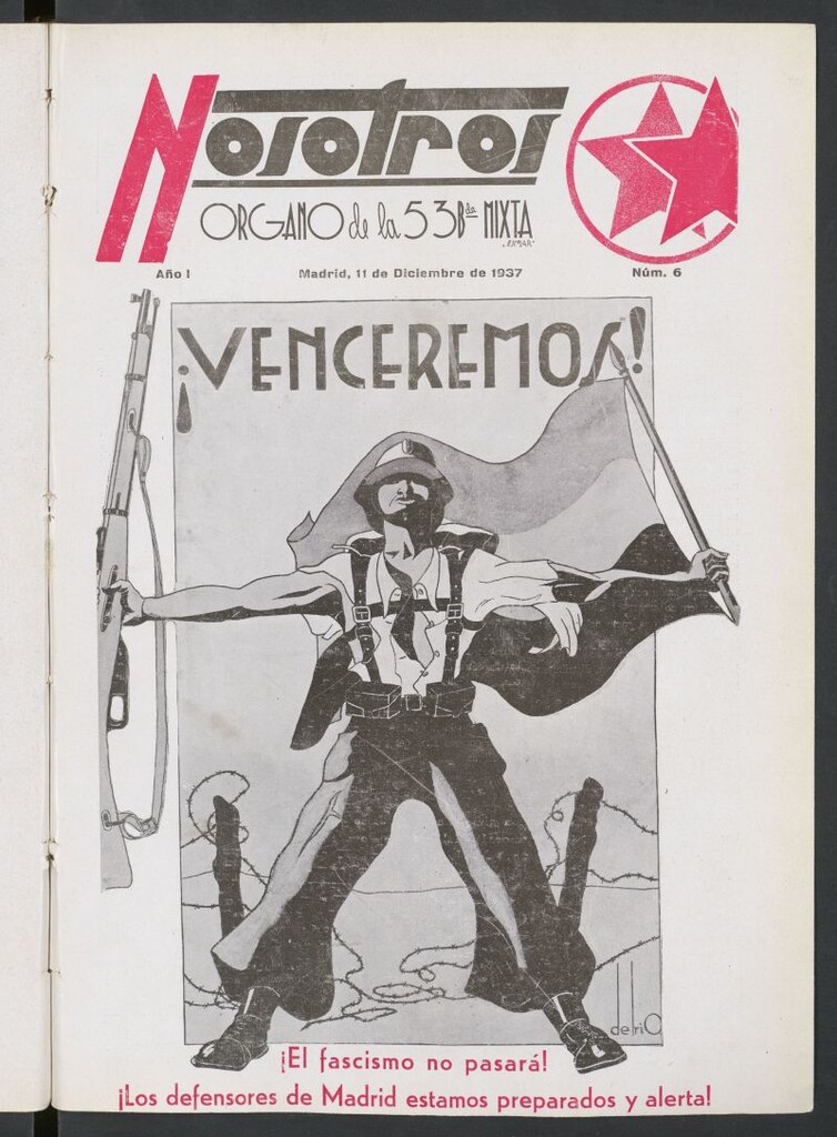 Miniatura de Nosotros: órgano de la 53 Brigada Mixta del 11 de diciembre de 1937