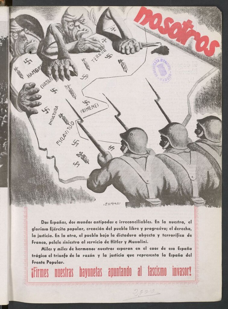 Miniatura de Nosotros: órgano de la 53 Brigada Mixta del 1 de marzo de 1938