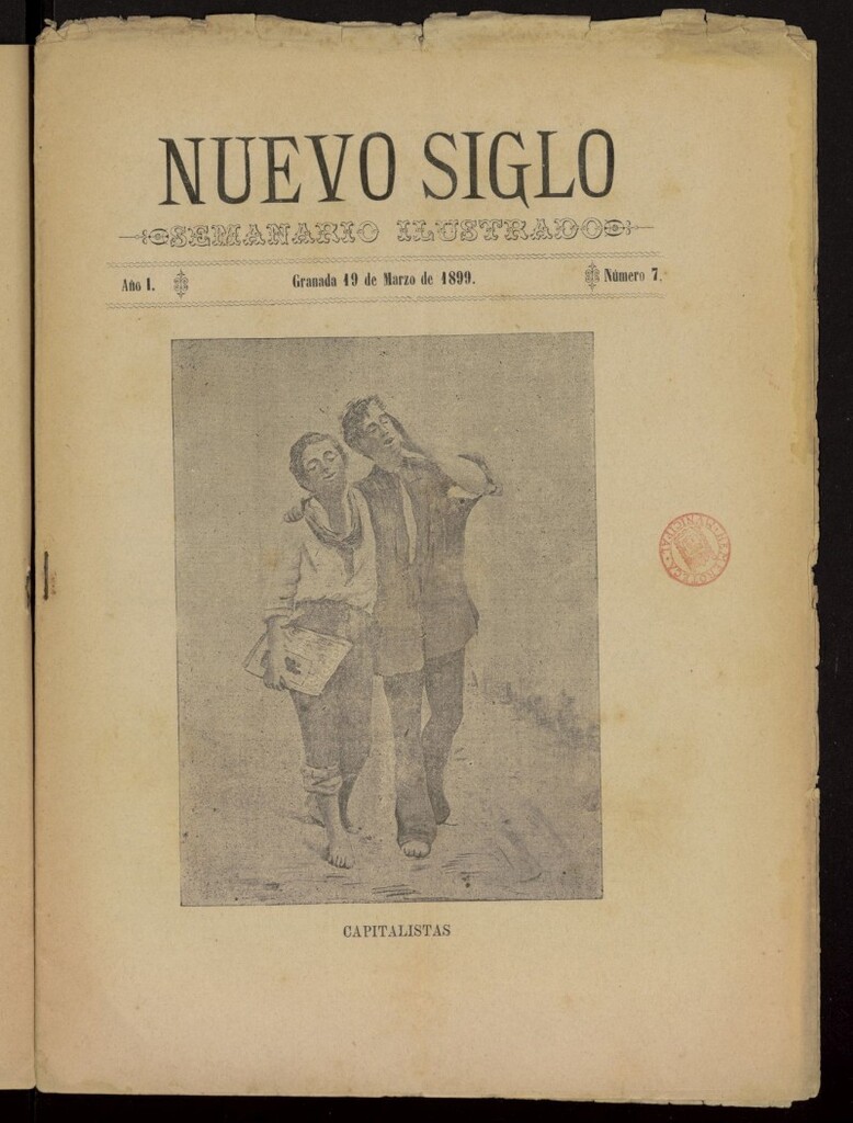 Miniatura de Nuevo Siglo: semanario granadino del 19 de marzo de 1899