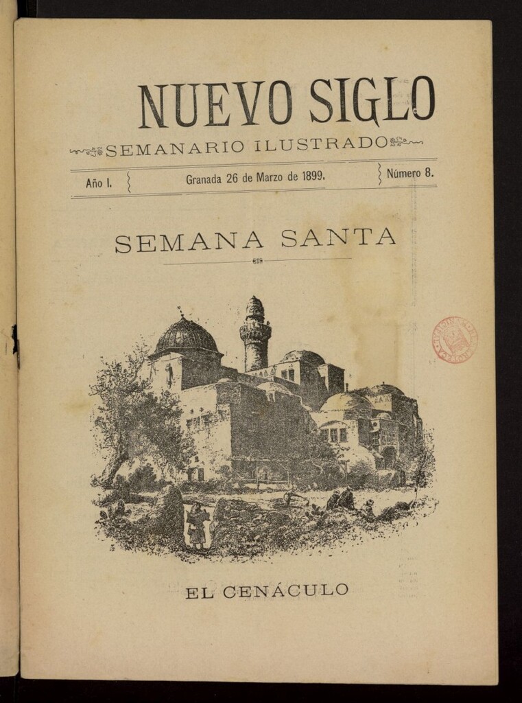 Miniatura de Nuevo Siglo: semanario granadino del 26 de marzo de 1899