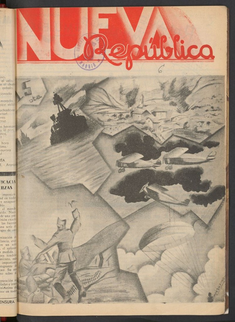 Miniatura de Nueva República : portavoz de los Jóvenes Republicanos de Izo del 8 de enero de 1937
