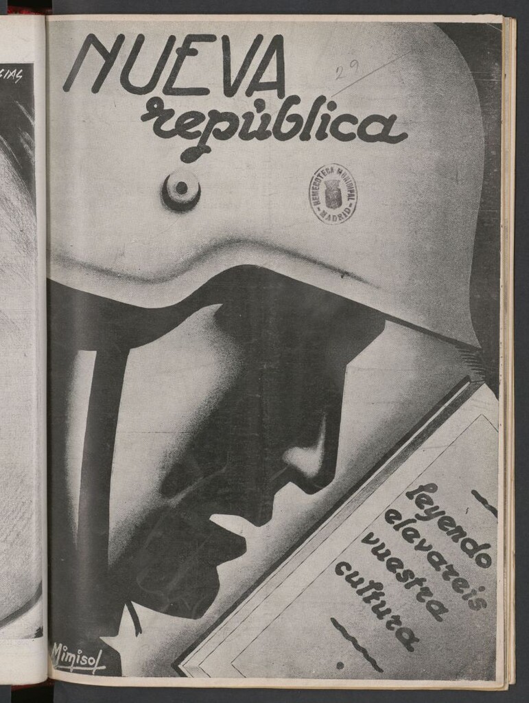Miniatura de Nueva República : portavoz de los Jóvenes Republicanos de Izo del 18 de junio de 1937