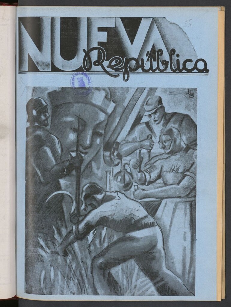 Miniatura de Nueva República : portavoz de los Jóvenes Republicanos de Izo del 30 de julio de 1937
