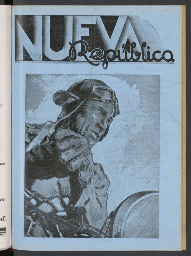 Miniatura de Nueva República : portavoz de los Jóvenes Republicanos de Izo del 13 de agosto de 1937