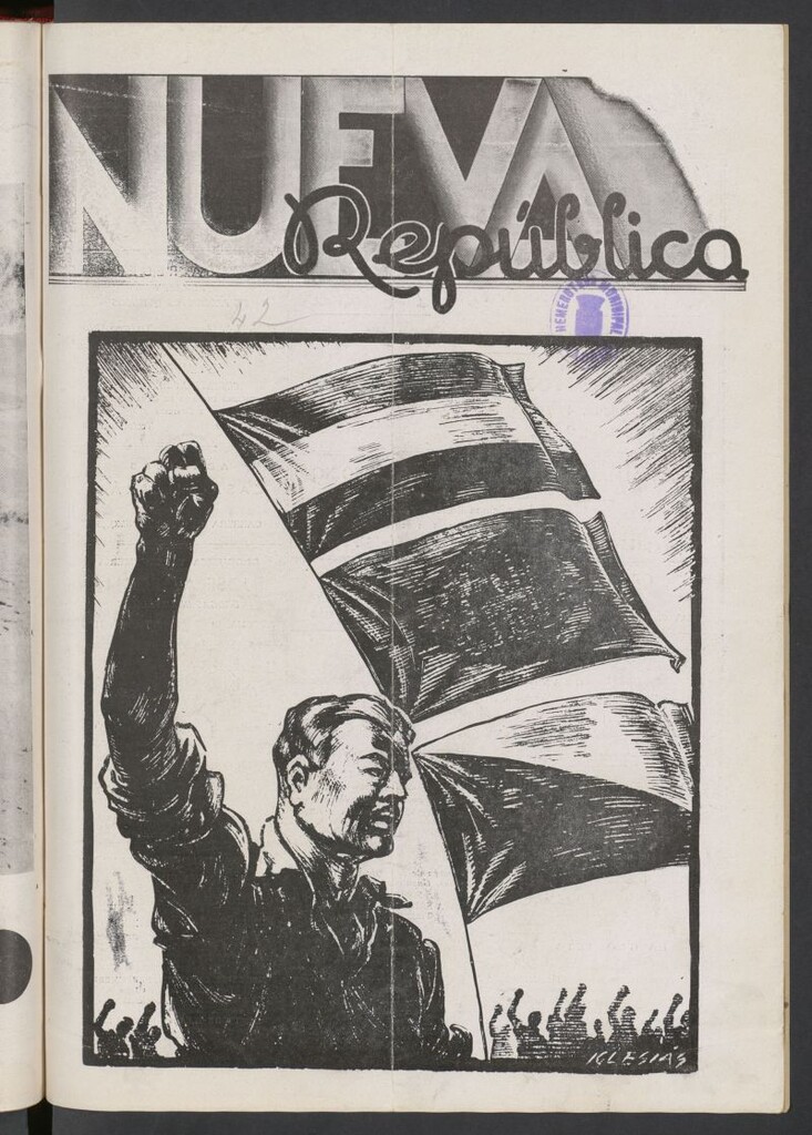 Miniatura de Nueva República : portavoz de los Jóvenes Republicanos de Izo del 18 de septiembre de 1937