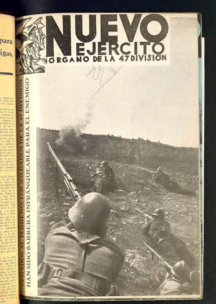Miniatura de Nuevo Ejército : órgano de la 39 División del 15 de marzo dde 1938