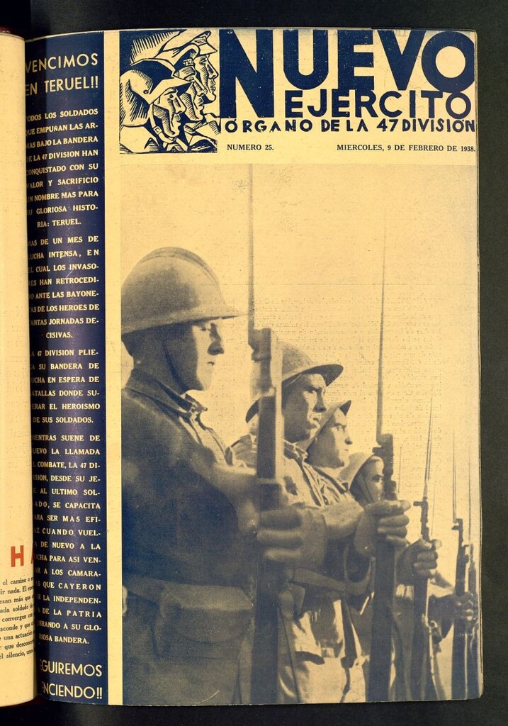 Miniatura de Nuevo Ejército : órgano de la 39 División del 9 de febrero de 1938