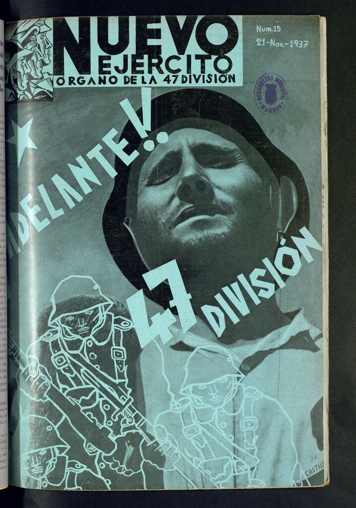 Miniatura de Nuevo Ejército : órgano de la 39 División del 21 de noviembre de 1937