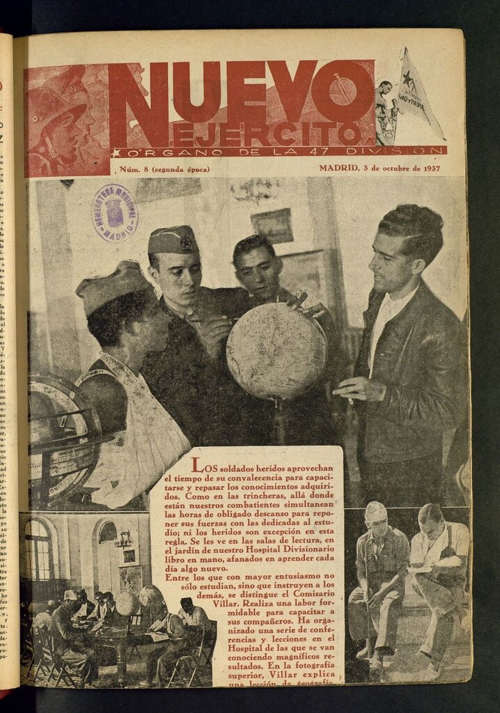 Miniatura de Nuevo Ejército : órgano de la 39 División del 3 de octubre de 1937