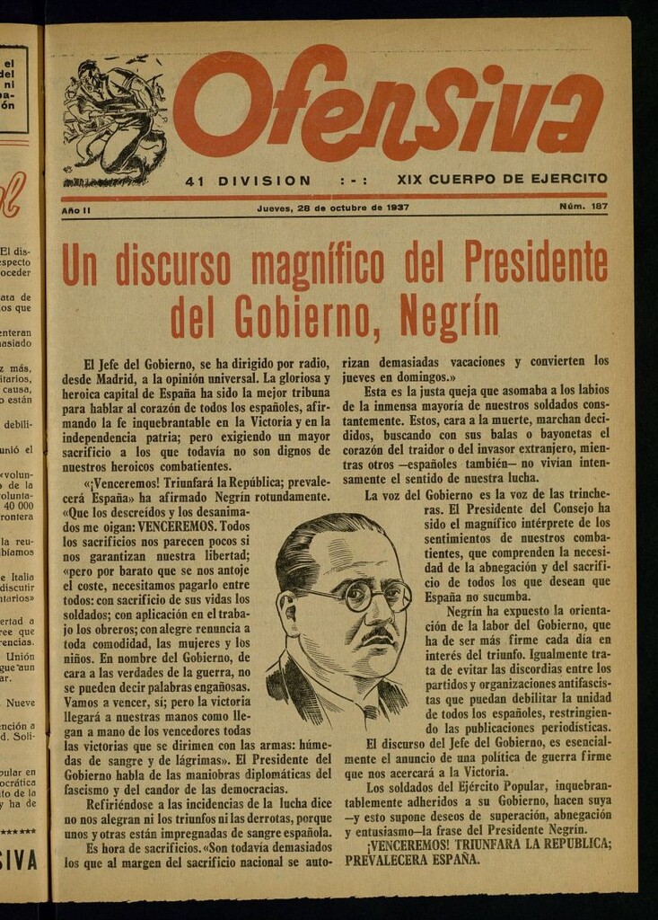 Miniatura de Ofensiva : 41ª División, 57ª Brigada Mixta del 28 de octubre de 1937