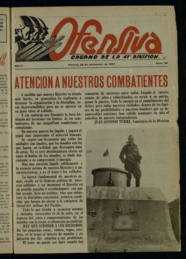 Miniatura de Ofensiva : 41ª División, 57ª Brigada Mixta del 26 de noviembre de 1937